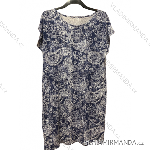 Women's Plus Size Short Sleeve Dress (L-3XL) POLISH FASHION PMF23MOZAIK