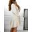 Women's Oversized 3/4 Long Sleeve Dress (S/M ONE SIZE) ITALIAN FASHION IMWGB231731