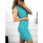Women's short summer icecool sleeveless dress (S/M ONE SIZE) ITALIAN FASHION IMM23177