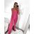 Women's long strapless jumpsuit (S/M ONE SIZE) ITALIAN FASHION IMPCF2312660/DU S/M pink