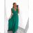 Women's Sleeveless Long Party Dress (S/M ONE SIZE) ITALIAN FASHION IMPBB22 IMPBB225009kt/DRU S/M neon pink