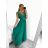 Women's Sleeveless Long Party Dress (S/M ONE SIZE) ITALIAN FASHION IMPBB22 IMPBB225009kt/DRU S/M neon pink