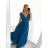 Women's Sleeveless Long Party Dress (S/M ONE SIZE) ITALIAN FASHION IMPBB22 IMPBB225009kt/DRU S/M neon pink