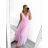 Women's Sleeveless Long Party Dress (S/M ONE SIZE) ITALIAN FASHION IMPBB22 IMPBB225009kt/DRU S/M neon pink