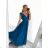 Women's Sleeveless Long Party Dress (S/M ONE SIZE) ITALIAN FASHION IMPBB22 IMPBB225009kt/DRU S/M neon pink