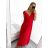 Women's Sleeveless Long Party Dress (S/M ONE SIZE) ITALIAN FASHION IMPBB22 IMPBB225009kt/DRU S/M neon pink