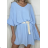 Summer dress with belt 3/4 long sleeve women's (S/M ONE SIZE) ITALIAN FASHION IMPBB2323220h