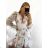 Women's Long Chiffon Short Sleeve Dress (S/M ONE SIZE) ITALIAN FASHION IMWGS231048 S/M white