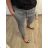 Plus Size Women's Long Stretch Pants (XL/2XL ONE SIZE) ITALIAN FASHION IMC22810 XL/2XL grey