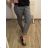 Plus Size Women's Long Stretch Pants (XL/2XL ONE SIZE) ITALIAN FASHION IMC22810