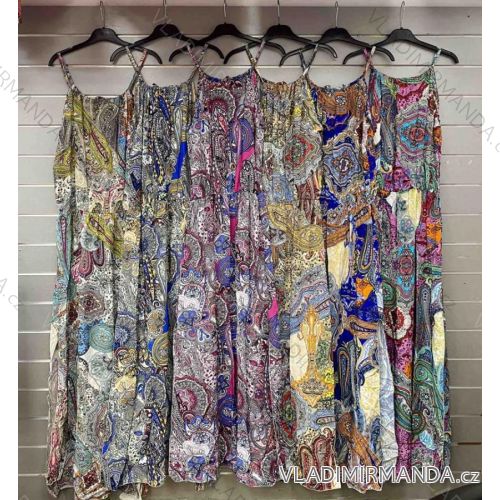 Women's Long Chiffon Short Sleeve Dress (S/M ONE SIZE) ITALIAN FASHION IMWGS231048