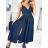 Satin Women's Long Summer Strapless Dress (S / M / L ONE SIZE) ITALIAN FASHION IMM22694 S/M black