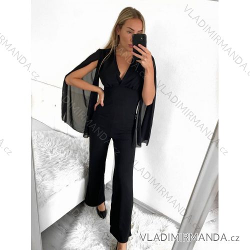 Women's Long Elegant Long Sleeve Jumpsuit (S/M ONE SIZE) ITALIAN FASHION IMPLS2326973