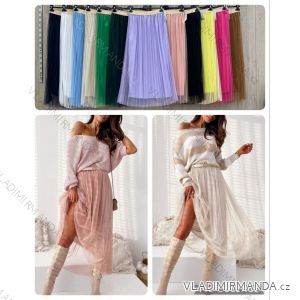 Women's Long Chiffon Short Sleeve Dress (S/M ONE SIZE) ITALIAN FASHION IMWGS231048