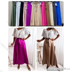 Women's Long Chiffon Short Sleeve Dress (S/M ONE SIZE) ITALIAN FASHION IMWGS231048