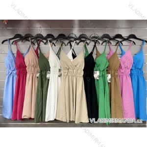 Women's Strapless Summer Dress (S/M ONE SIZE) ITALIAN FASHION IMWGS232284