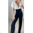 Women's Long Short Sleeve Jumpsuit (S/M ONE SIZE) ITALIAN FASHION IMPBB23B8866