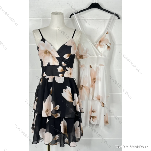 Women's Strapless Summer Dress (S/M ONE SIZE) ITALIAN FASHION IMPBB232756s