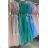Women's Elegant Tulle Party Short Sleeve Dress (S/M ONE SIZE) ITALIAN FASHION IMM23M9663