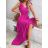 Women's Long Summer Sleeveless Dress (S/M ONE SIZE) ITALIAN FASHION IMM23M56391