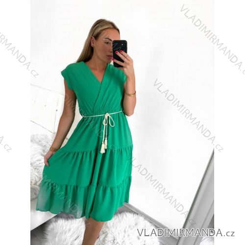 Šaty riflové dlouhé košilové dámské (uni sl) ITALIAN Fashion IM3181746