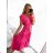 Šaty riflové dlouhé košilové dámské (uni sl) ITALIAN Fashion IM3181746
