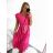 Šaty riflové dlouhé košilové dámské (uni sl) ITALIAN Fashion IM3181746