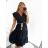 Šaty riflové dlouhé košilové dámské (uni sl) ITALIAN Fashion IM3181746 S/M black