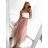 Dress with 3/4-sleeve ladies pocket (uni sl) ITALIAN Fashion IM3181746 S/M dark pink