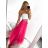 Dress with 3/4-sleeve ladies pocket (uni sl) ITALIAN Fashion IM3181746 S/M dark pink