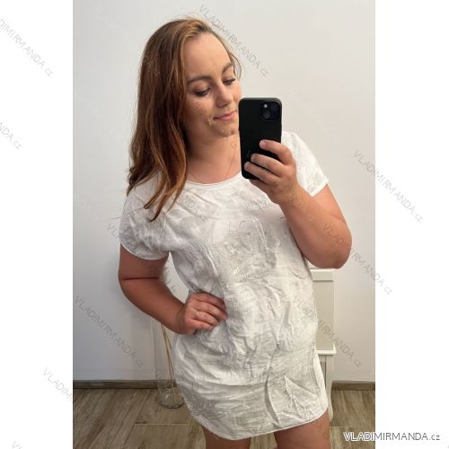 T-shirt vayage short sleeve women (uni s / m) ITALIAN FASHIONIM420165 black XL/2XL white