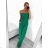 Women's Strappy Long Jumpsuit (S/M ONE SIZE) ITALIAN FASHION IMWA236511/DU S/M Khaki