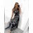 Women's Long Sleeveless Summer Dress (S/M ONE SIZE) ITALIAN FASHION IMF2317719