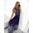 Women's Long Sleeveless Summer Dress (S/M ONE SIZE) ITALIAN FASHION IMF233786