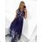 Women's Long Sleeveless Summer Dress (S/M ONE SIZE) ITALIAN FASHION IMF233786