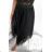 Women's Long Chiffon Short Sleeve Dress (S/M ONE SIZE) ITALIAN FASHION IMWGS231048 S/M black