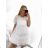 Women's Summer Lace Short Sleeve Dress (S/M/L ONE SIZE) ITALIAN FASHION IMBM23054