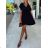 Women's Oversize Short Sleeve Summer Muslin Dress (S/M ONE SIZE) ITALIAN FASHION IMWGB232309
