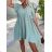 Women's Oversize Short Sleeve Summer Muslin Dress (S/M ONE SIZE) ITALIAN FASHION IMWGB232309