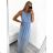 Women's Long Sleeveless Dress (S / M ONE SIZE) ITALIAN FASHION IMWE222441