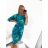 Women's Plus Size Summer Short Sleeve Dress (XL/2XL/3XL ONE SIZE) POLISH FASHION PMLT22JAJKODUOD