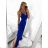 Women's Long Chiffon Short Sleeve Dress (S/M ONE SIZE) ITALIAN FASHION IMWGS231048