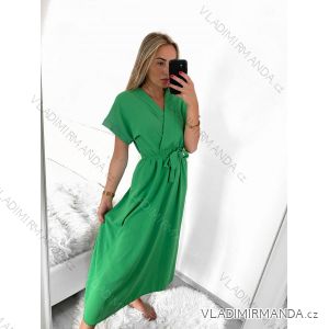 Women's Sleeveless Summer Dress (S / M ONE SIZE) ITALIAN FASHION IMWC222493