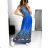 Women's Long Elegant Icecool Sleeveless Dress (M/L, XL/XXL) AINUOSI ITALIAN FASHION IMB237719
