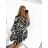 Summer Oversize Long Sleeve Women's Plus Size Shirt Dress (S/M/L/XL/2XL ONE SIZE) ITALIAN FASHION IM8239802