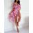 Women's Long Summer Carmen Dress (S/M ONE SIZE) ITALIAN FASHION IMWGB232380