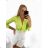 Women's Long Chiffon Short Sleeve Dress (S/M ONE SIZE) ITALIAN FASHION IMWGM23456 S/M lime