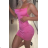 Women's Summer Elegant Strapless Dress (S/M ONE SIZE) ITALIAN FASHION IMPBB23B23715
