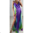 Women's Long Summer Elegant Strapless Dress (S/M ONE SIZE) ITALIAN FASHION IMPBB23B23661