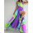Women's Long Summer Elegant Strapless Dress (S/M ONE SIZE) ITALIAN FASHION IMPBB23B23661